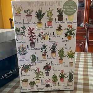 NWT House Plants Alphabet Puzzle - 1000 Piece